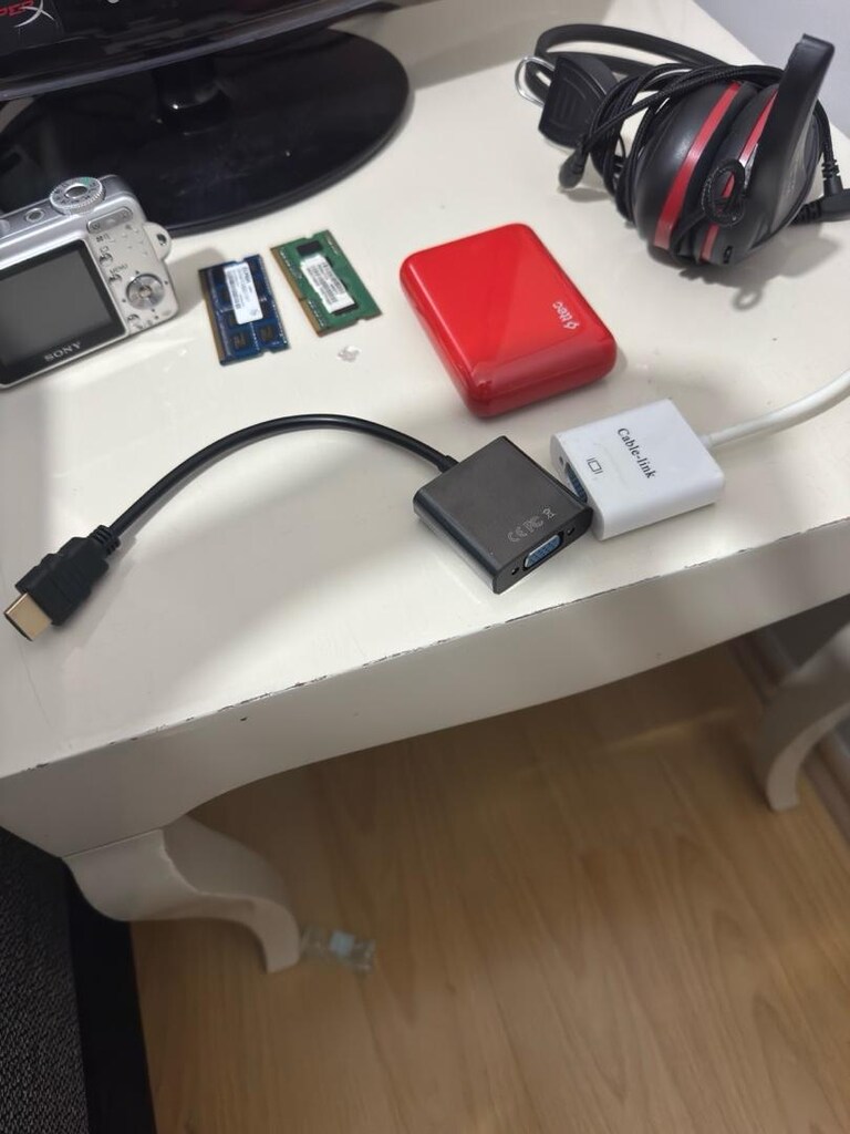 Toplu satılık monitör 2adet ram kulaklık Powerbank vga hdmı dönüştürüc - 2
