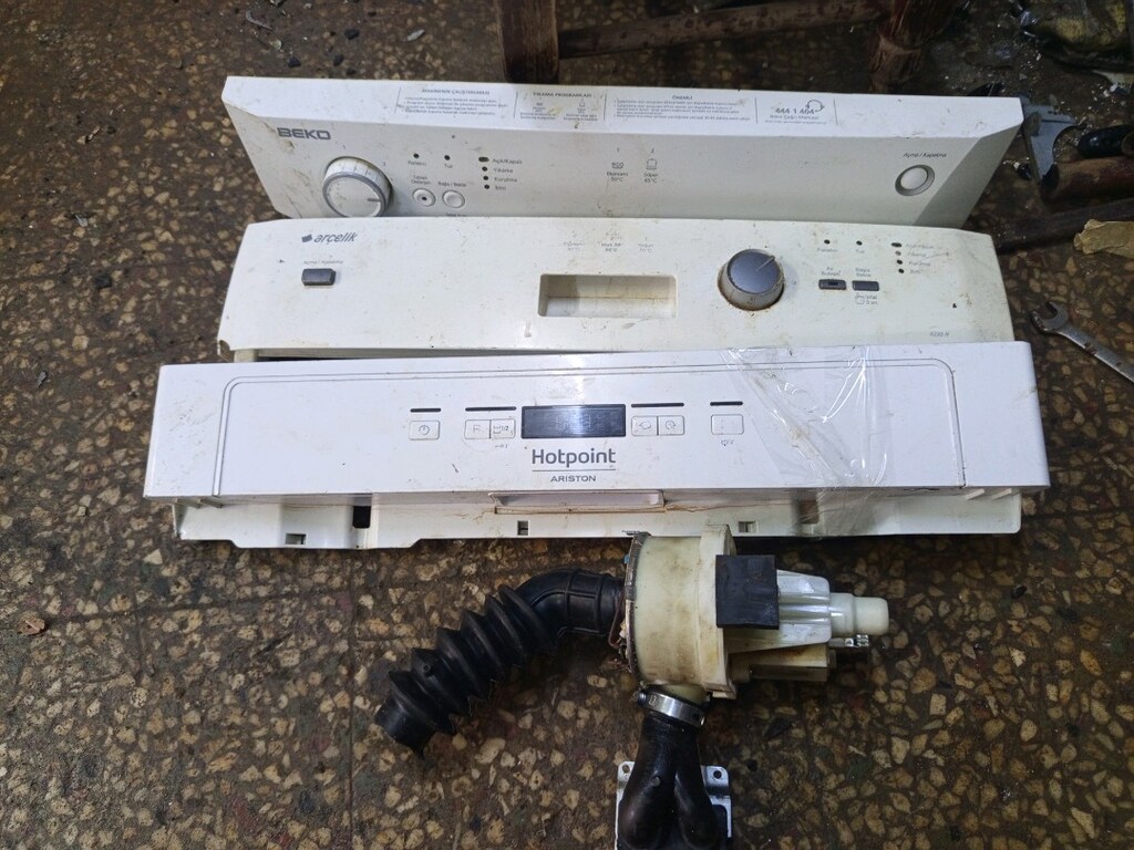 hotpoin bulaşık makinesi ana kart ve motor