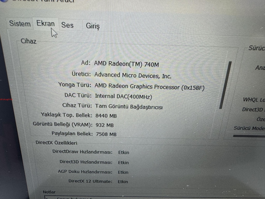 THİNKPAD T16 RYZEN 5 PRO İŞLEMCİ 16 GB RAM 256 NVME - 8