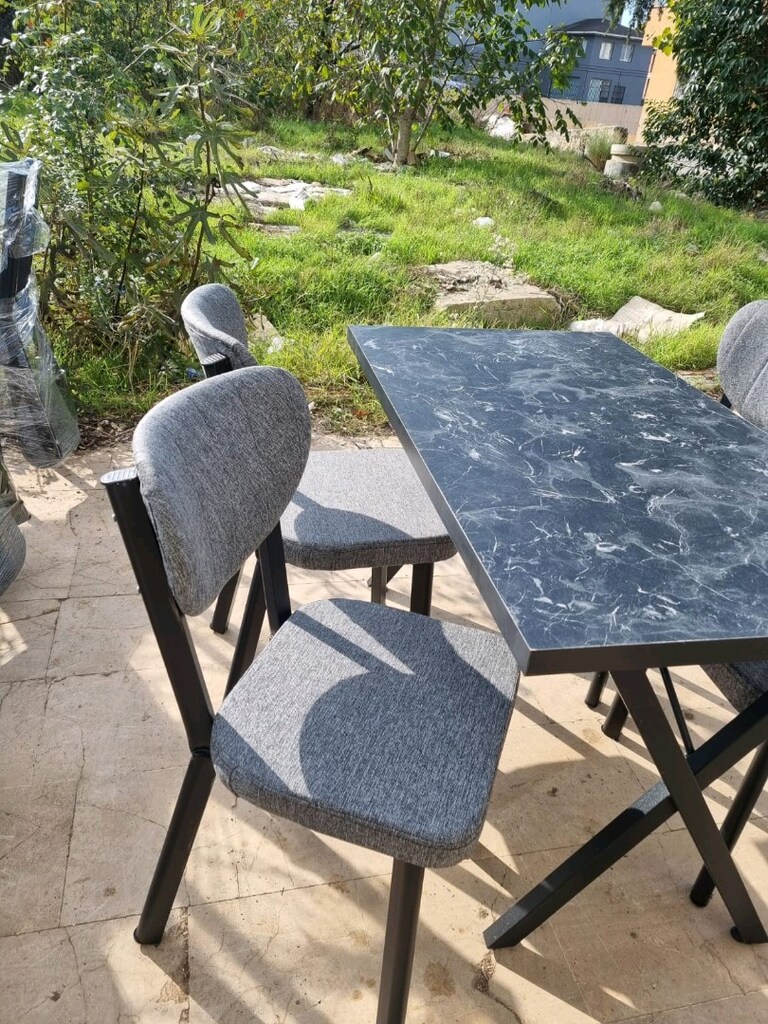 YEMEK MASASI, MUTFAK MASASI, YEMEKHANE MASA SANDALYE TAKIMI ŞOK FİYAT - 4