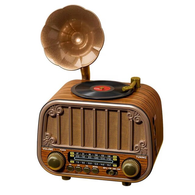 ULTRATEKNO MD-1318BT Nostaljik Gramofon Bluetooth Radyo Hoparlör