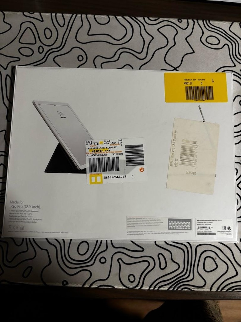 iPad Pro 12.9" Smart Keyboard siyah sıfır jelatinde - 3