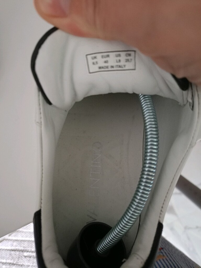 Orijinal Valentino Garavani Beyaz Deri Sneaker – 40 Numara - 4
