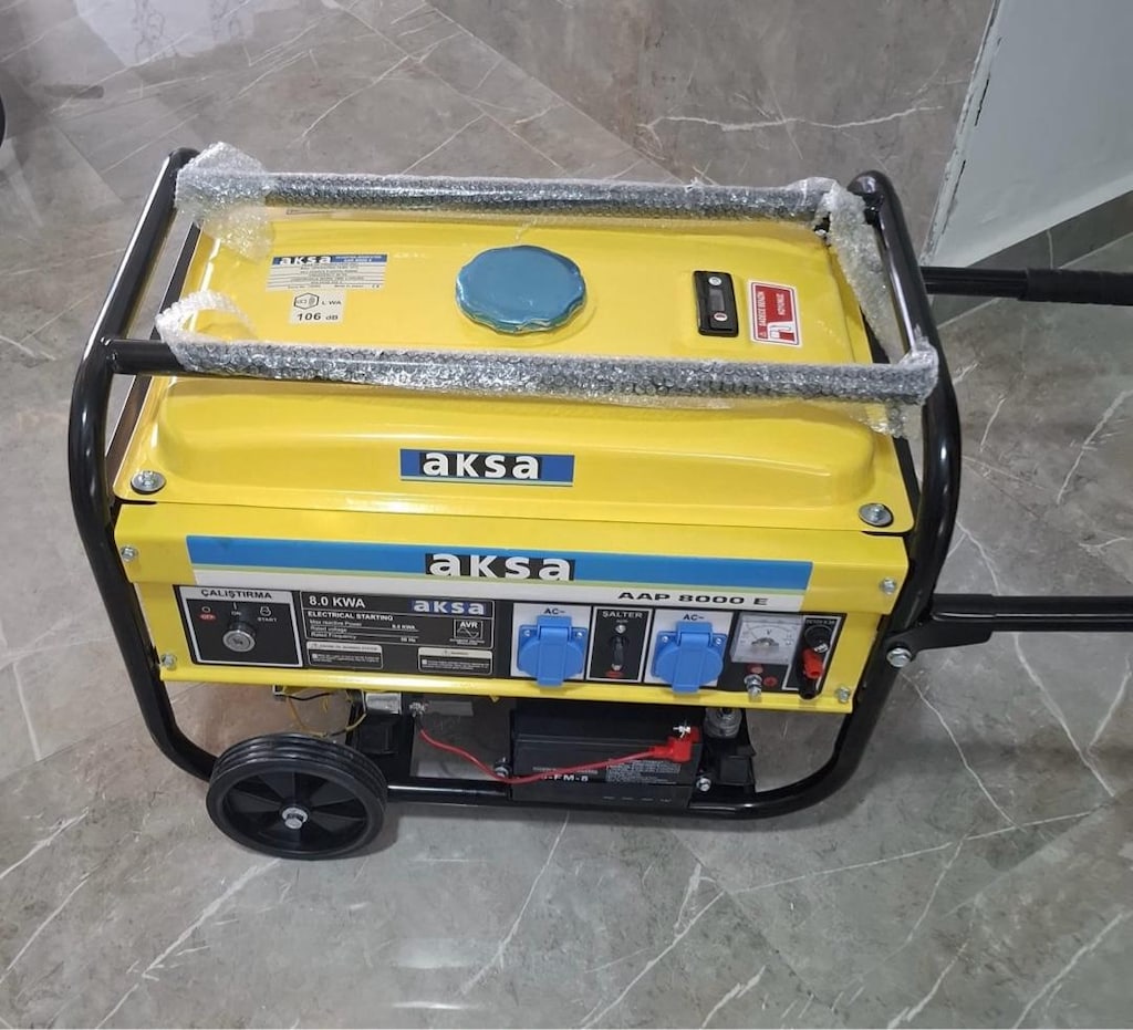 AKSA JENARATÖR, jeneratör da 8kva, sıfır ürün garantili - 3