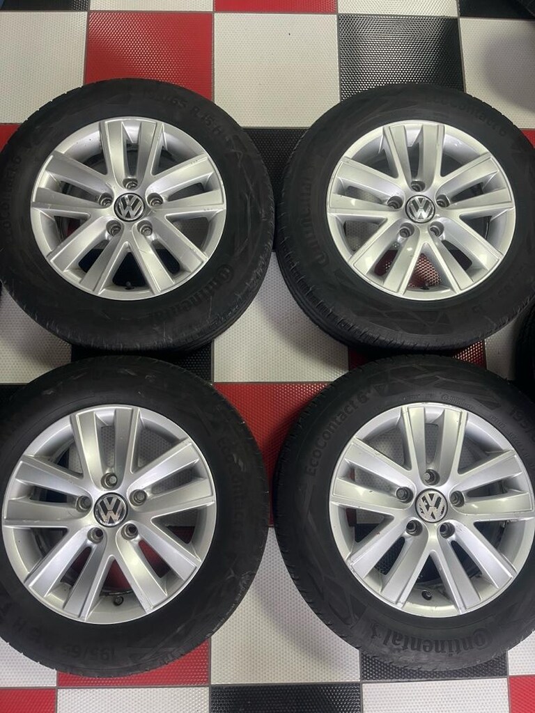 çıkma volkswagen caddy orjinal 15çıkma jant lastiği takım continental - 6