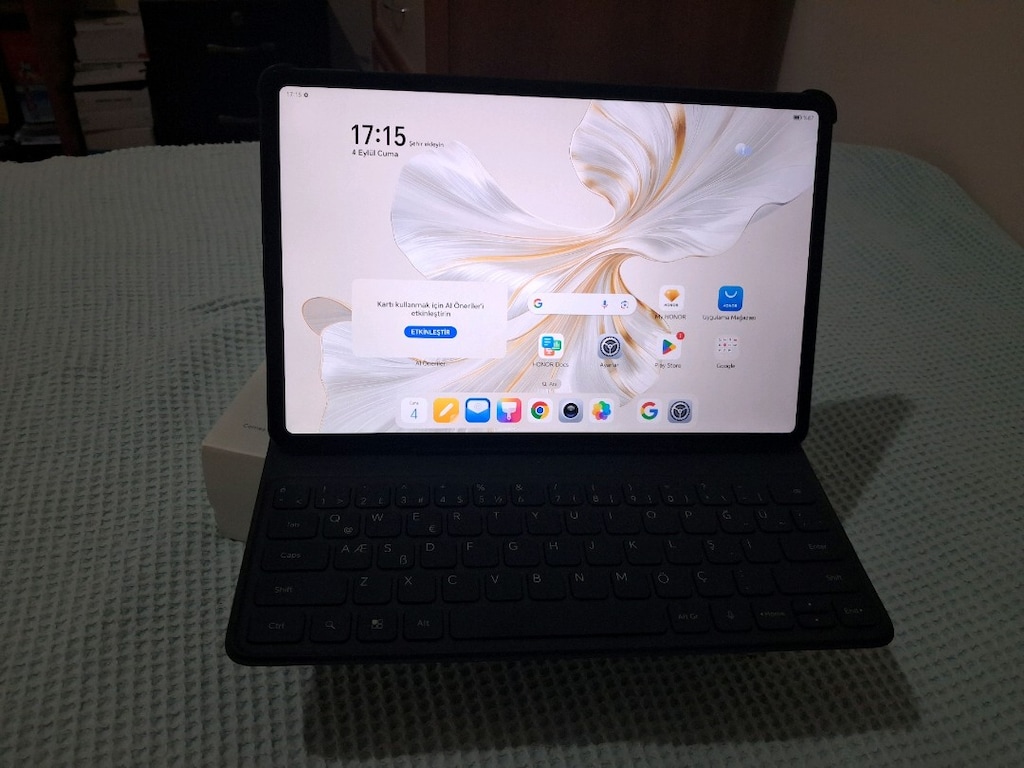 SIFIRDAN FARKSIZ 12AY GARANTİLİ 256GB HAFIZA 8RAM 12.1İNÇ HONOR PAD 9 - 3