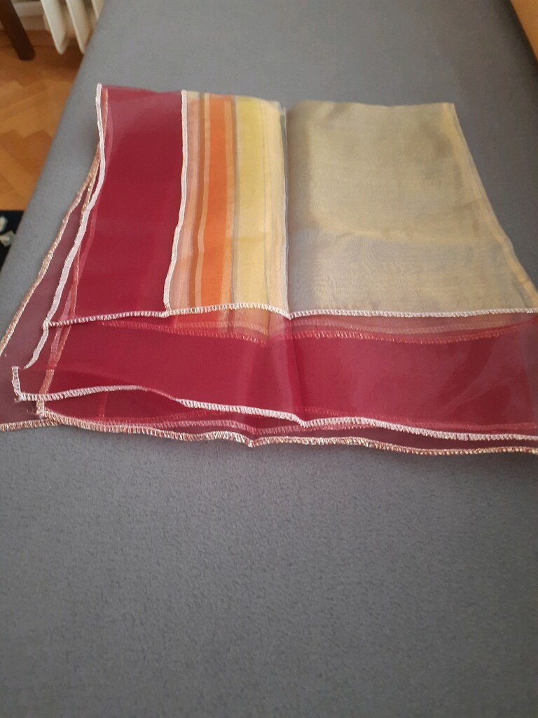AKÇAY:SIFIR KARE ORGANİZE TÜL MASA ÖRTÜSÜ.EBAT:77*71 CM.RENK:GRİ BEYAZ - 4