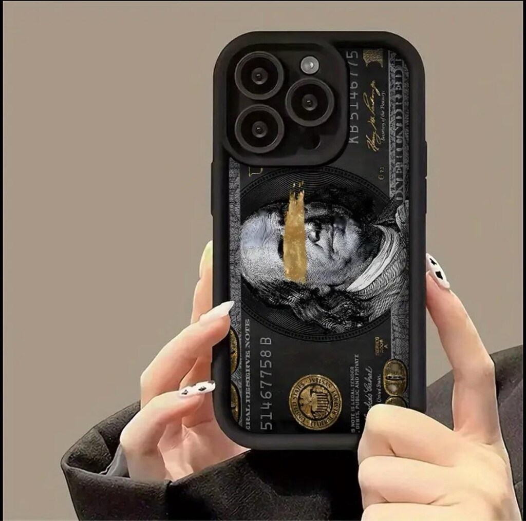 Apple iPhone 15 telefon kılıfı dolar simgeli - 5