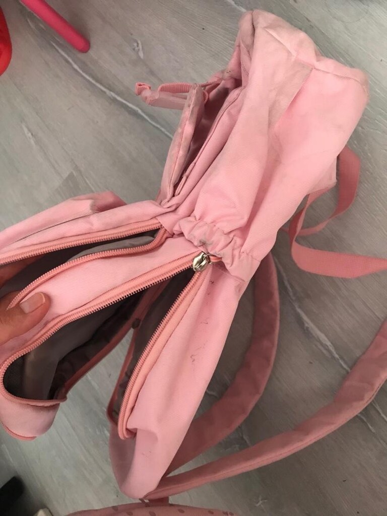 pembe sırt çantası okul çantası - 9