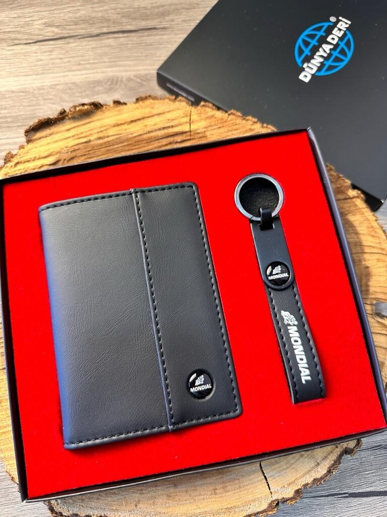 Mondial Motor Ruhsat Kabı Cüzdanı ve Anahtarlık - 4