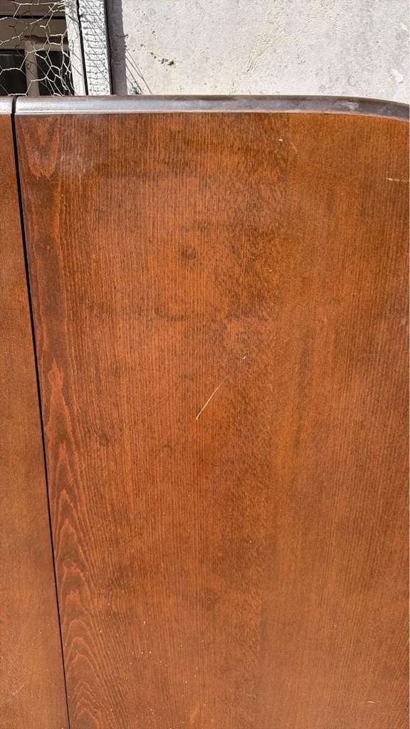 Ahşap Açılır Oval Yemek Masası + 6 Sandalye (Retro / Vintage) - 3