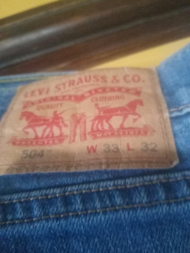 levis 504 model 33 x 32 — görsel 3/4