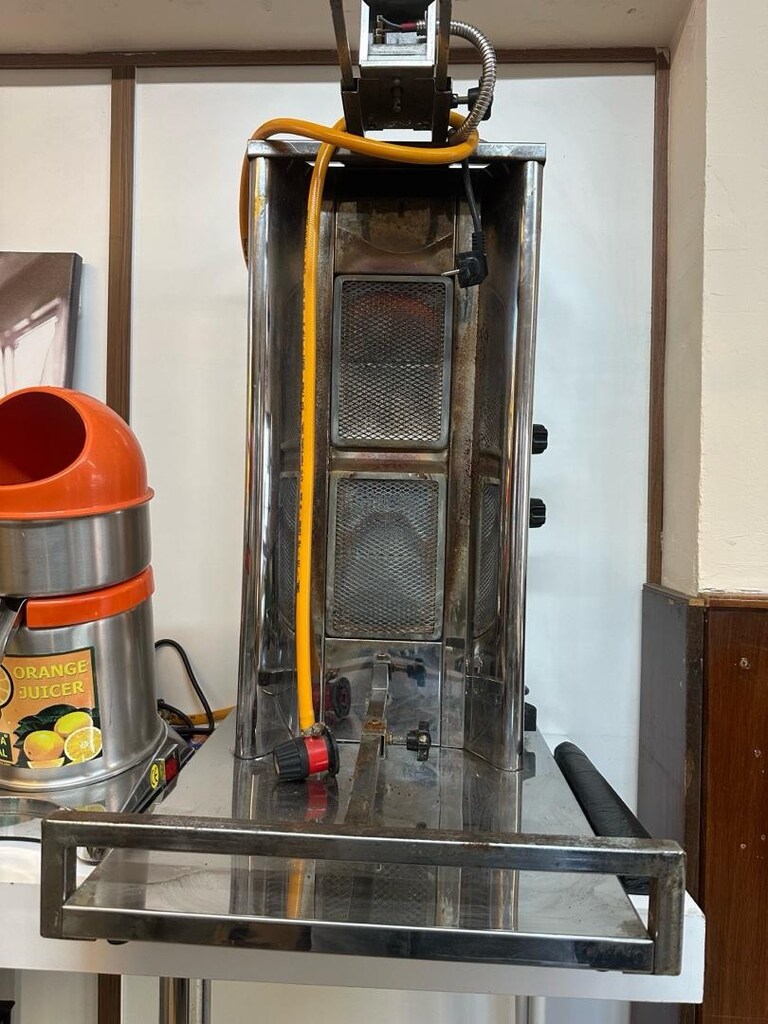 Profesyonel Gazlı Döner Ocağı – Paslanmaz Çelik – İkinci El - 2