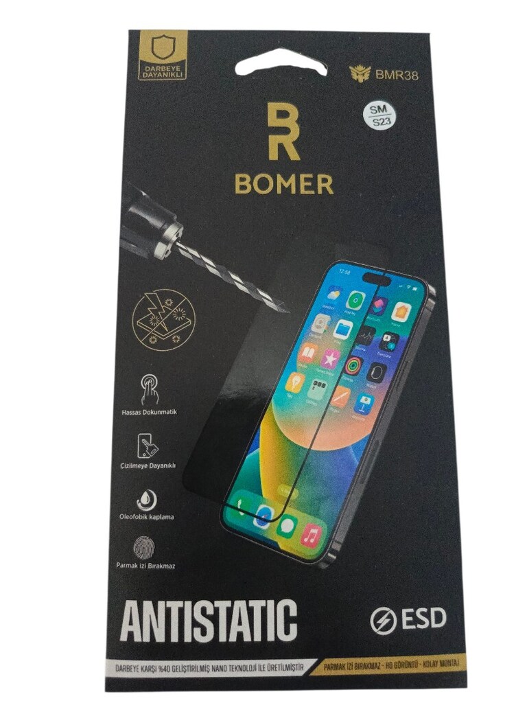 SAMSUNG S23 KIRILMAZ CAM İPHONE 14Pro 15PRO 16~17E UYUMLU DENEYİP ALIN - 2