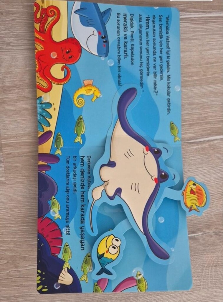 Pop-Up ile Keşfet Okyanus Yolculuğu Çocuk Kitabı - 4