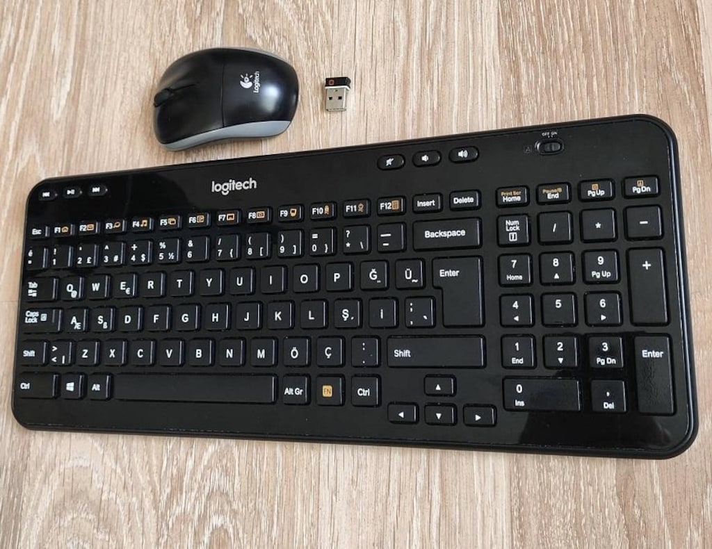 LOGITECH Unifying Alıcılı Kablosuz Klavye Mouse Seti (K360+M180) - 3