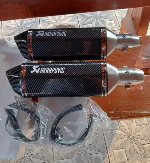 Akrapovic Egzoz Karbon Model 37 cm Universal Egzoz Motoaksesuar