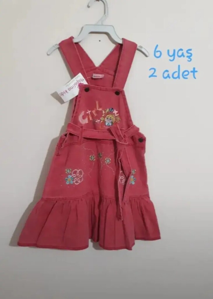 6 yaş KOT ELBİSE