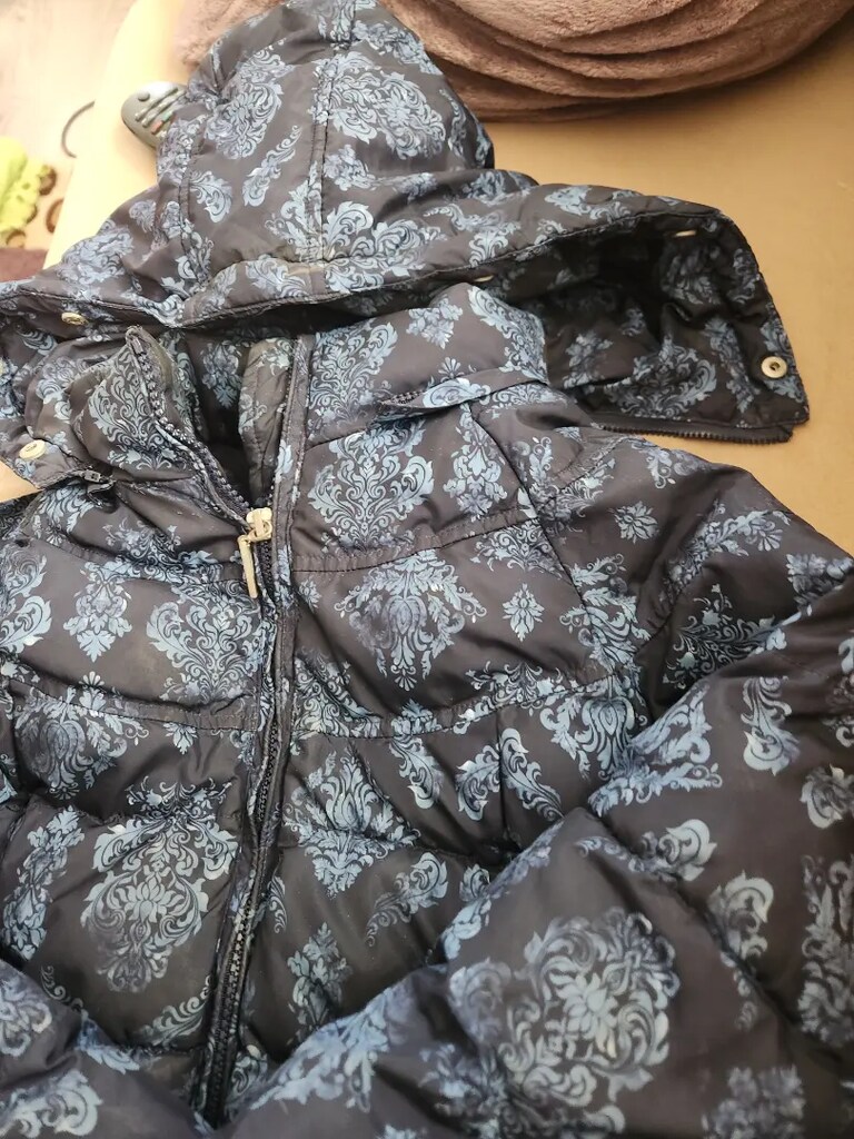 Beli oturan uzun tarz fermuarlı ve kapsonlu( çıkabilir fermuarlı) mont - 3