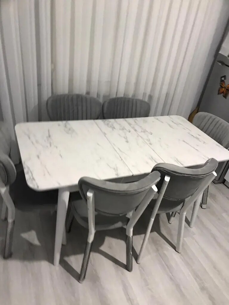 Sıfır Kaliteli açılabilir yemek masası takımı - 2