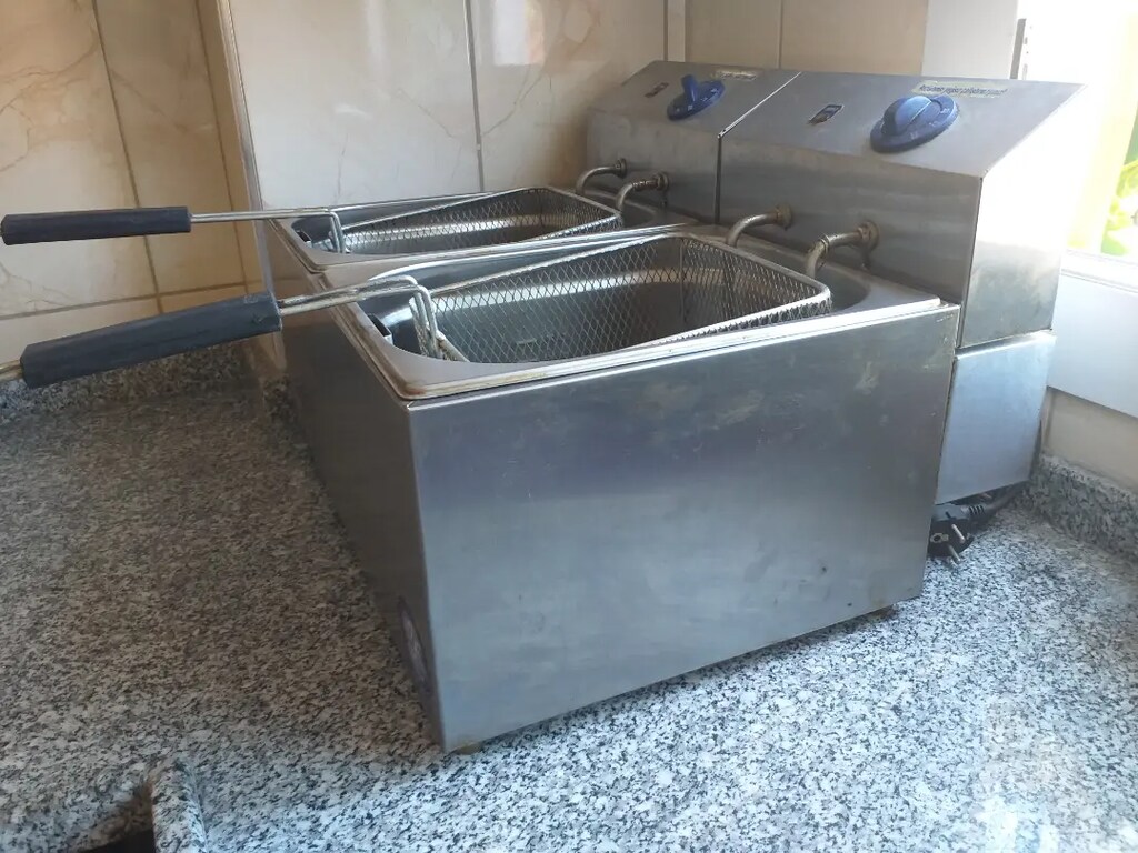Sanayi tipi cift gozlu 5 +5 fritoz ( aciklamayi okuyun ) - 5