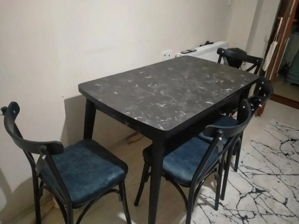 Sıfır Kaliteli mdf açılabilir yemek masası takımı - 2