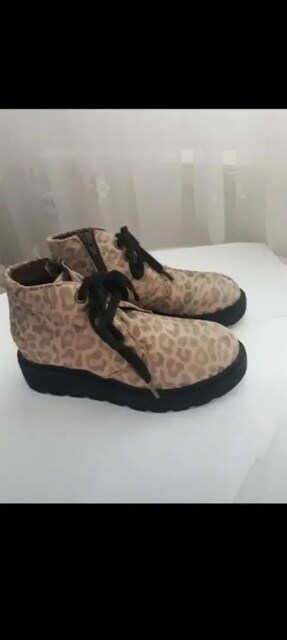 Leopar Baskılı Kız Çocuk Botu (Sıfır ürün)