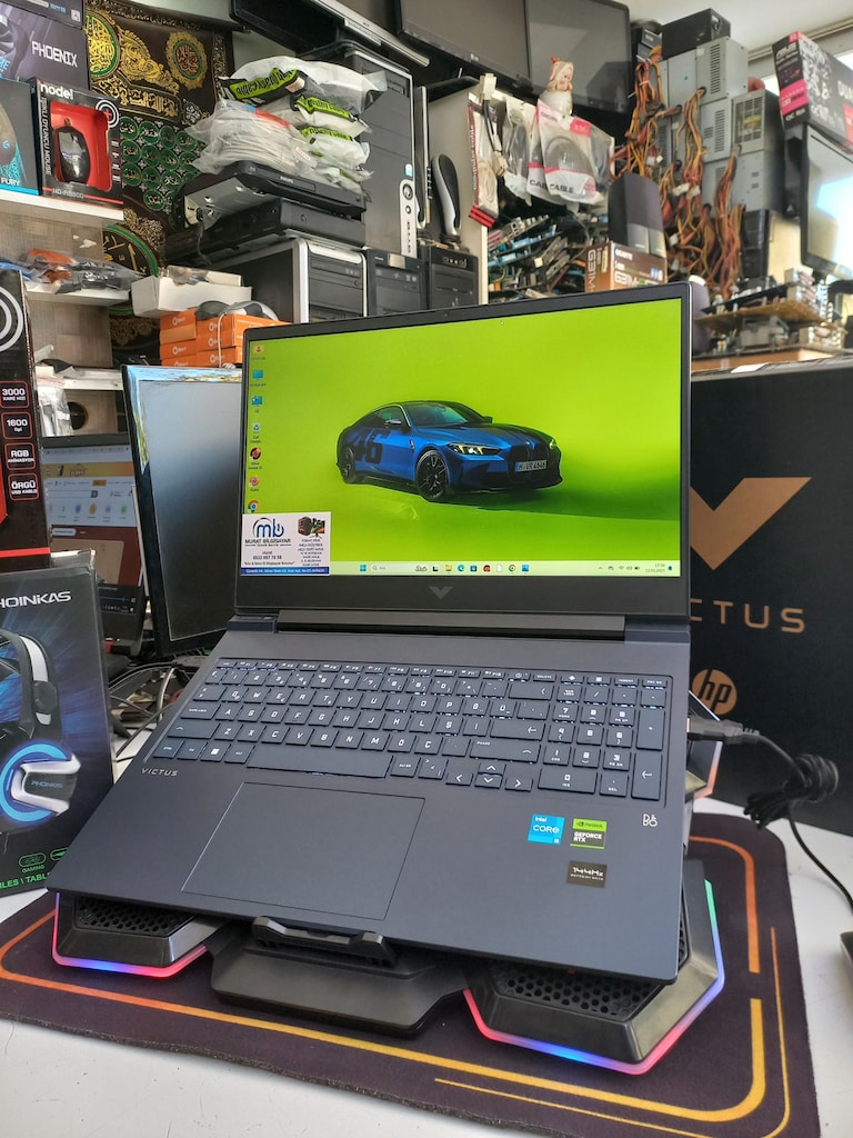 HATASIZ HP VİCTUS İ5 12 NESİL 16 GB RAM DDR5 RTX 3050 Tİ 16.1 EKRAN KA - 13
