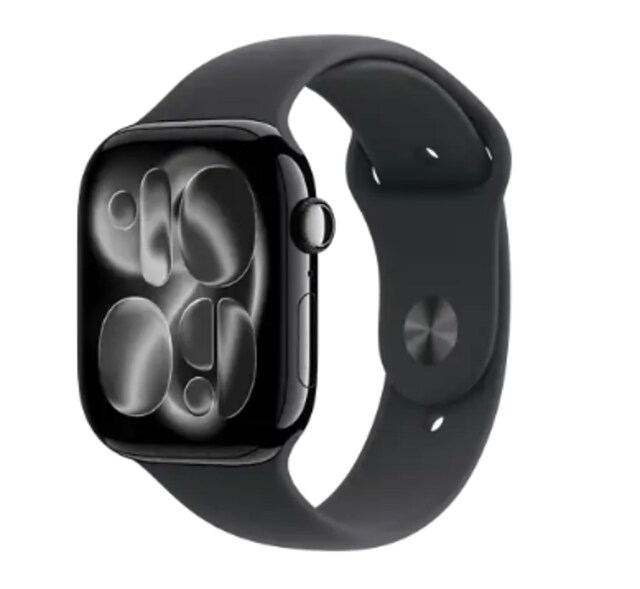 AppleWatch Series 11 46mm JetSiyah Alüminyum Kasa ve Siyah Spor Kordon