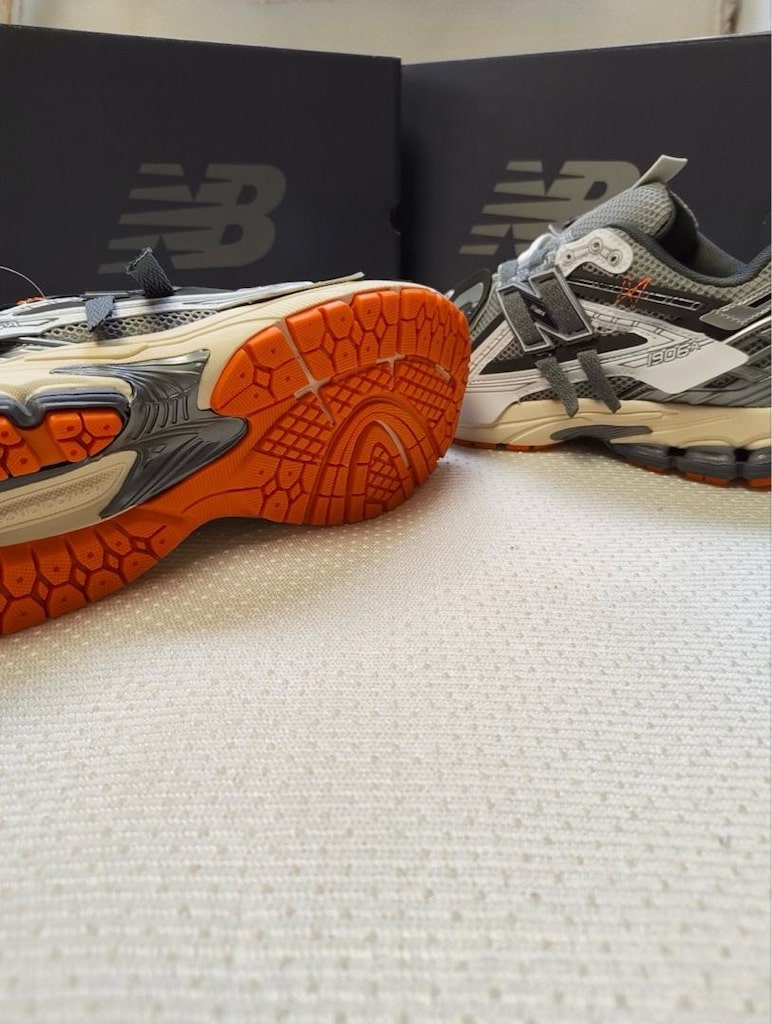 ‼‼NEW BALANCE 1906A GREY ORANGE – İTHAL - 5