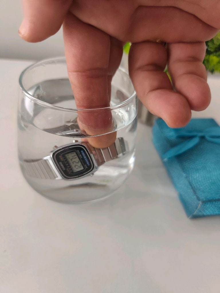 Orjinal Casio Mini Çelik Dijital Kadın Saat - 13