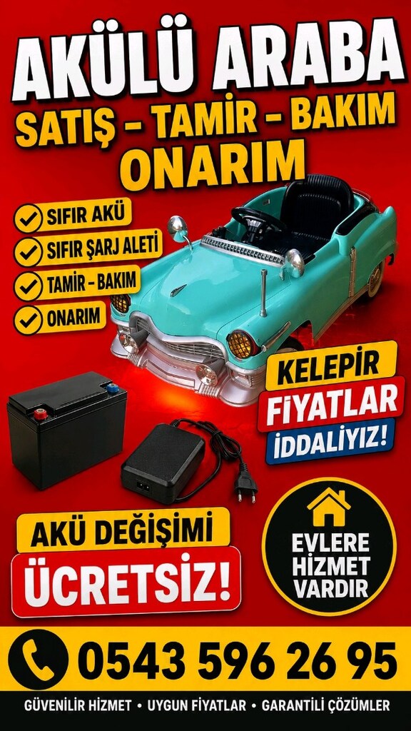 akülü araba tamir bakım onarım - 2