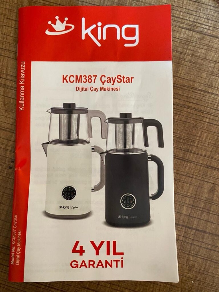 king çaystar dijital çay makinası - 2
