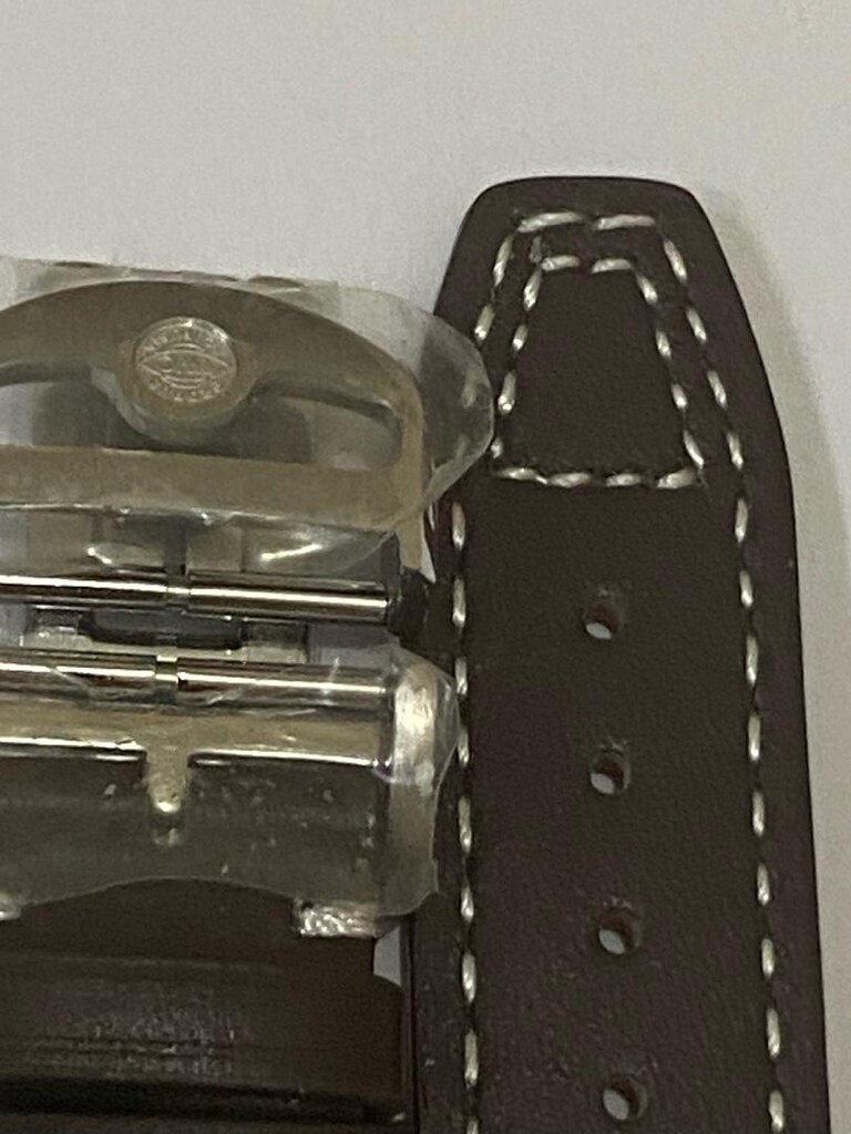 IWC 21 mm kahverengi deri kordon tokalı - 7