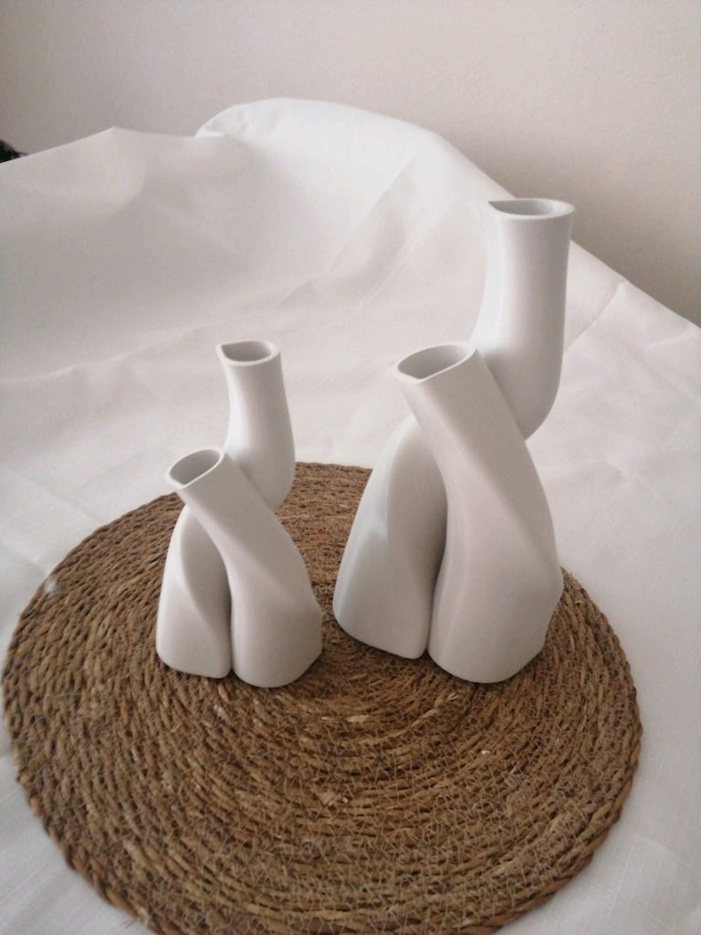 3D yazıcıyla basılmış KIRILMAZ vazolar/dekorlar. Fiyatlar açıklamada. - 9