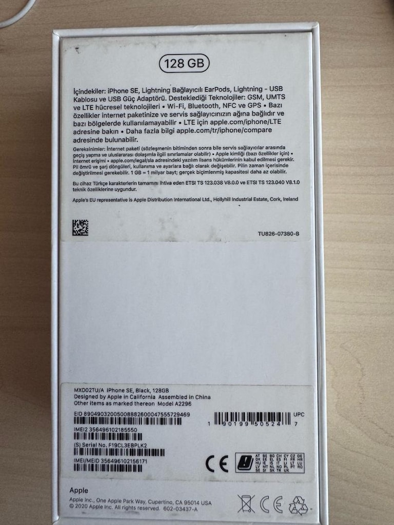 iPhone SE 2020 128 GB TR | Orijinal Apple Pil (%100) | Kutulu | Temiz - 5