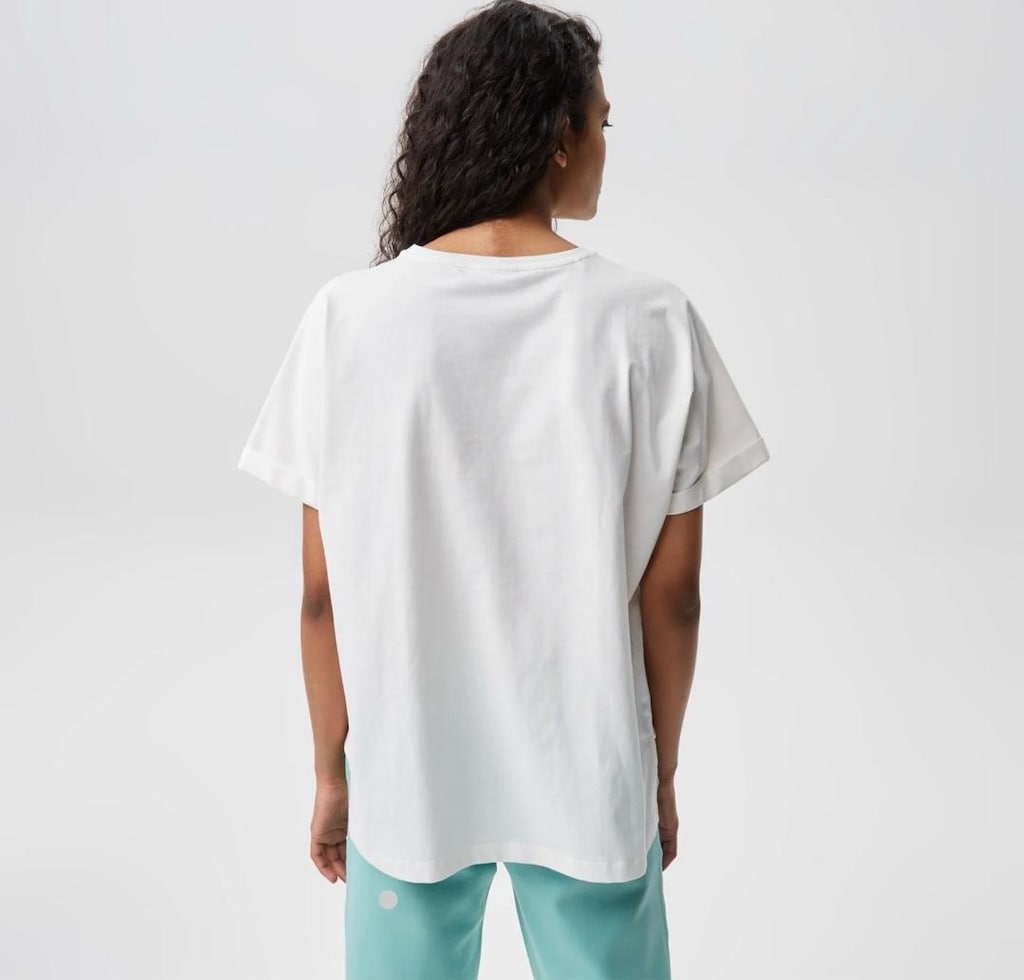 lacoste tişört timsah baskı kadın - 4