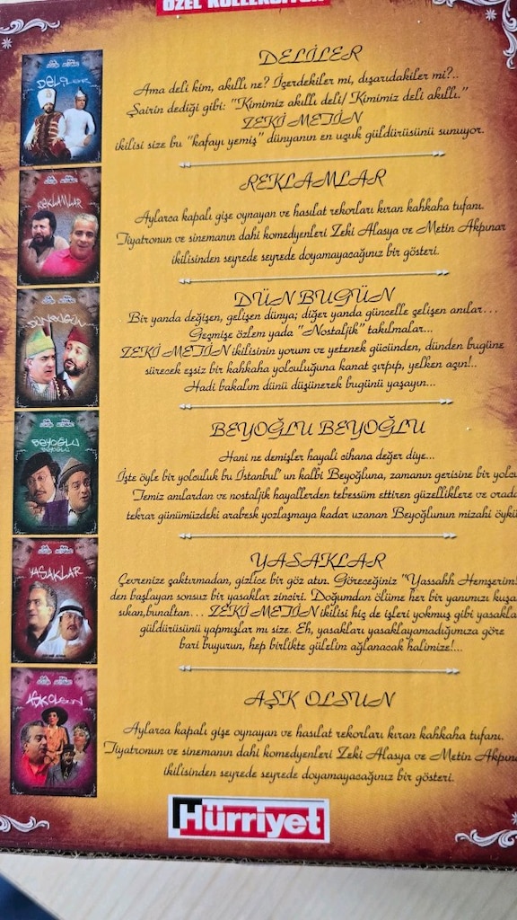 DEVEKUŞU. KABARE. ORJİNAL DVD SET SIFIR - 3