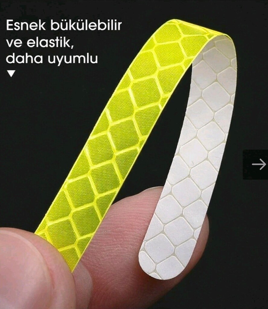 20 Adet Araç Jant Reflektif Çıkartması, MAVİ yurt dışı ürünü. - 5