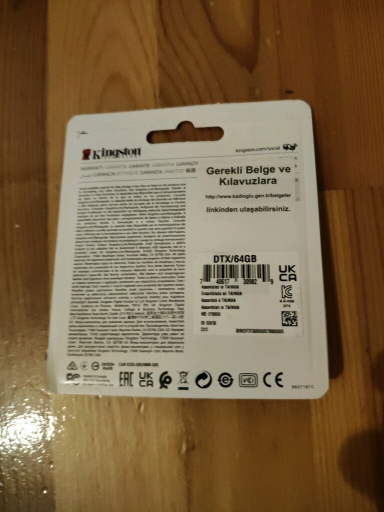 kingston 64 gb usb bellek - 2