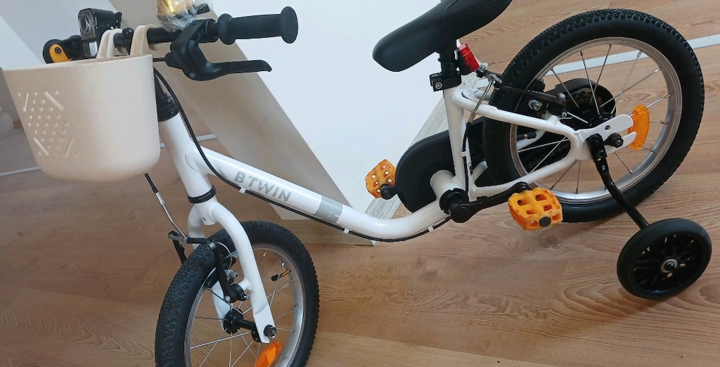 BTWIN Discover 100 14 İnç Jant 3-5 Yaş Beyaz Çocuk Bisikleti - 14