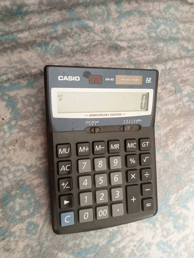 casio an-40 12 hane gunes enerjisi ile çalışan hesap Makinesi - 4