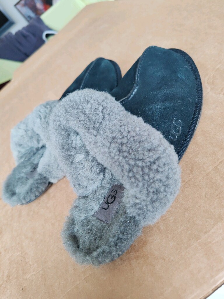 ORJİNAL UGG SCUFFETTE PELUŞ PANDUF TÜYLÜ EV TERLİĞİ KÜRKLÜ TERLİK VİP - 2