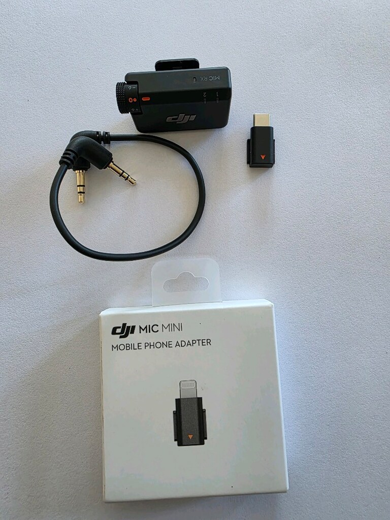 Dji Mic Mini Receiver ve Ligtning adaptör - 3