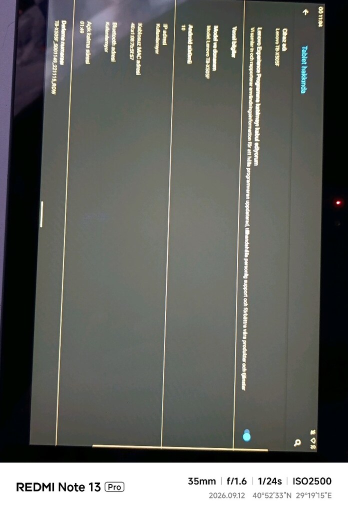 Lenovo tab x505f - 8