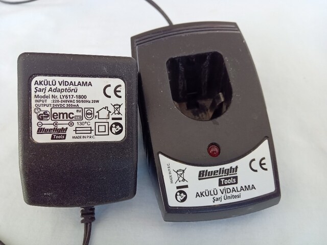 BLUELİGHT AKÜLU VİDALAMA ŞARZ ÜNİTESİ