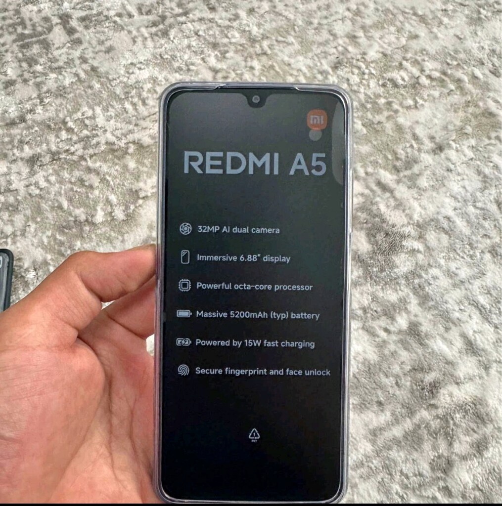 redmi A5 sıfır cihaz renkleri mevcut 128 GB hafıza 4+4 RAM yd global - 3