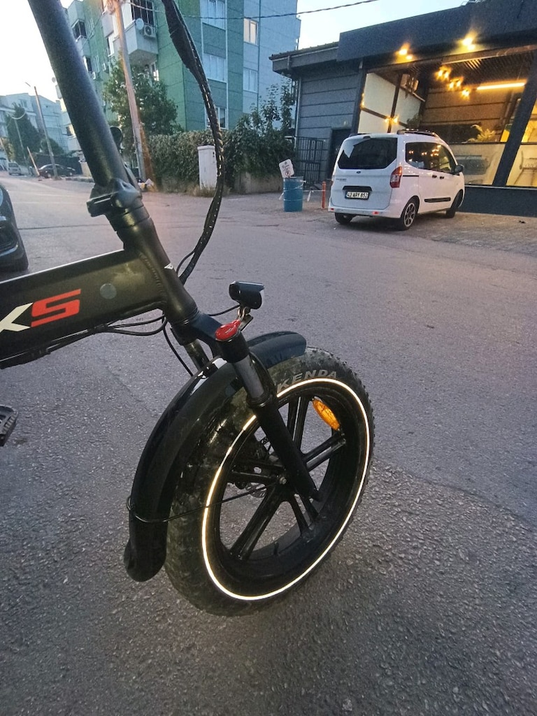 satılık rks elektrikli katlanır bisiklet 2024 model - 5