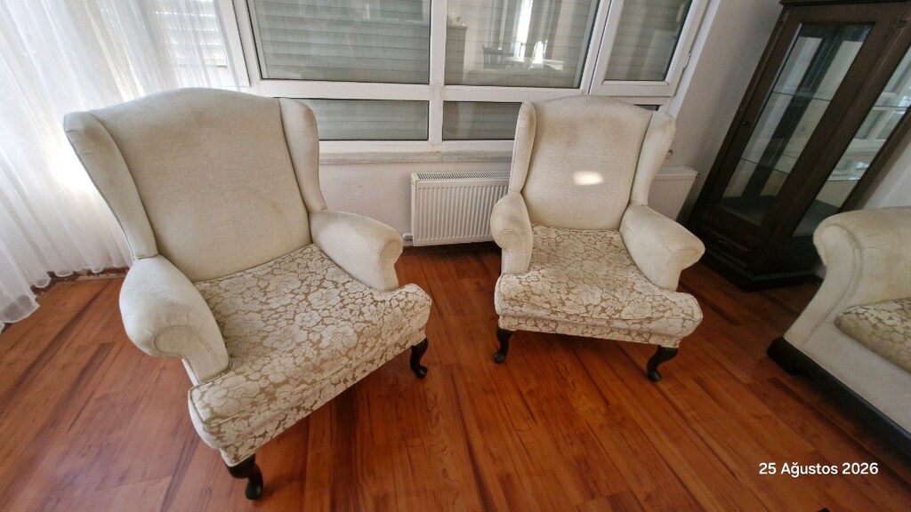 Masif Ahşap Yatak odası ve Salon takımı - 15