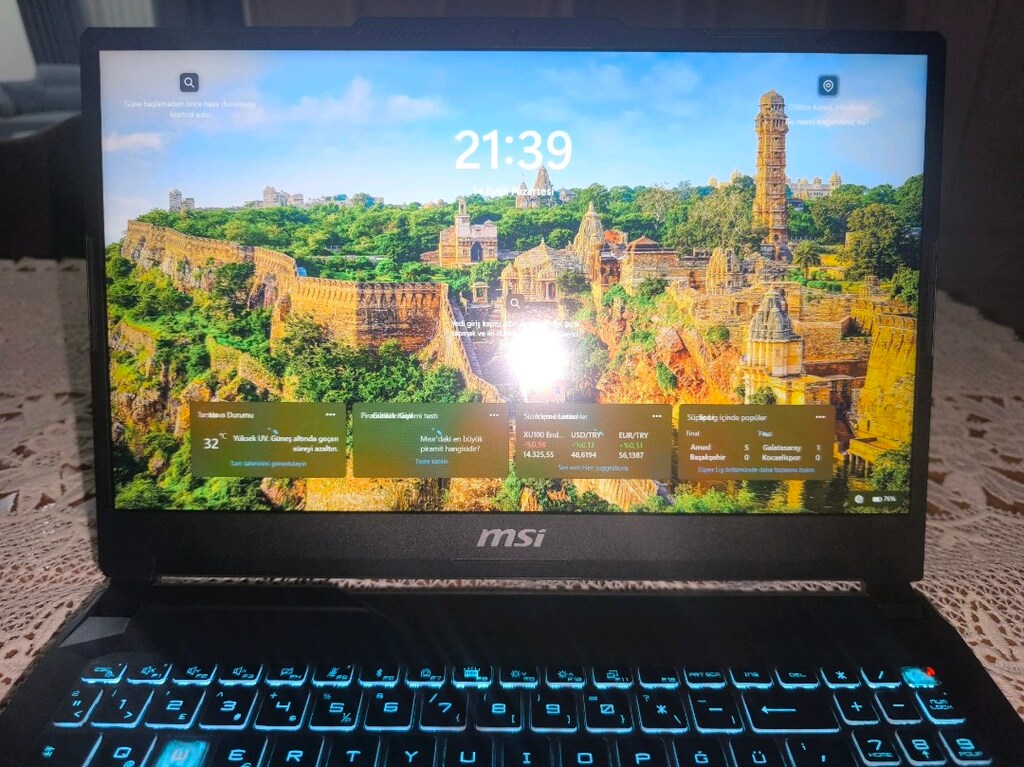 msı full ekipman laptop - 2